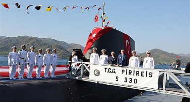 Aksaz Tersanesi Komutanlığı Açılış Töreni'nde denizaltı ve gemiler hizmete girdi