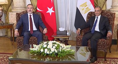 Bakan Fidan, Mısırlı mevkidaşı Abdulati ile bir araya geldi