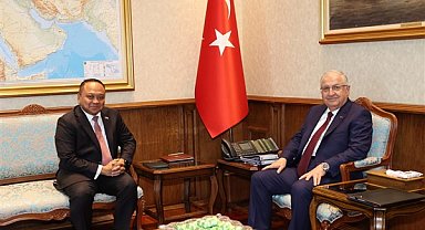 Bakan Güler, Endonezya’nın Ankara Büyükelçisi Purnama’yı kabul etti