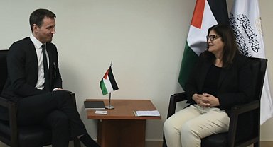 Bakan Şahin, Danimarka Büyükelçisi Halling'i kabul etti