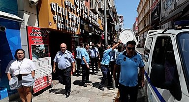 Bakırköy'de kaldırım işgallerine karşı denetim yapıldı