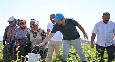 Balıkesir Büyükşehir Belediyesi, Çiftçi Destek Projesi’ni Gömeç’ten başlattı