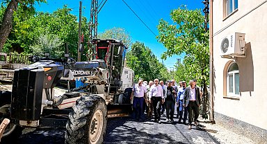 Başkan Er, yol çalışmalarını yerinde inceledi
