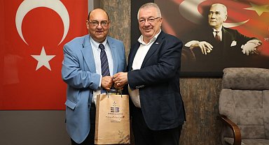 Başkan Ertaş, Yunanistan Batı Lesvos Belediye Başkanı Verros'u ağırladı