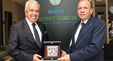 Başkan Özdemir’den Bursa Ticaret Borsası’na ziyaret