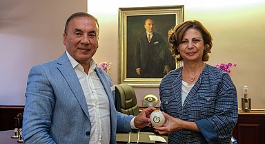 Başkan Ünlüce, Eskişehir Madencilik Kümesi Başkanı Çekiç'i ağırldı
