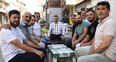 Başkan Yılmaz, vatandaş ve esnafla bir araya geldi