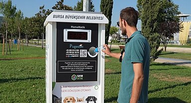 Bursa Büyükşehir Belediyesinden mamamatik otomat projesi