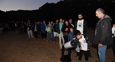 Bursalılar, “Köylerde Bilim Buluşması” etkinliğinde perseid meteor yağmuru gözlemi yaptı