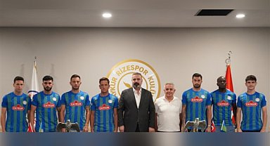 Çaykur Rizespor’un yeni transferleri tanıtıldı