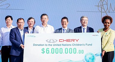 Chery'nin 2023 yılında bağış tutarı 46 milyon Çin Yuanı’na ulaştı