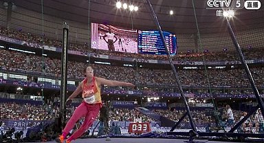 Çinli sporcu, kadınlar disk atmada gümüş madalya aldı