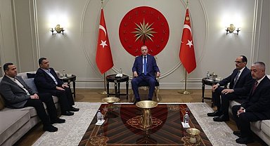 Cumhurbaşkanı Erdoğan, Haniye'nin oğullarını kabul etti