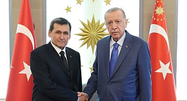 Cumhurbaşkanı Erdoğan, Türkmenistan Bakanlar Kurulu Başkan Yardımcısı Meredov'u kabul etti