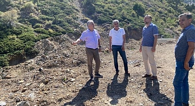 DSİ 18. Bölge Bölge Müdürlüğü Kızılören içme suyu tesisinde incelemelerde bulundu