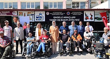 'Engelli Araçları Tamir ve Bakım Atölyeleri' hizmete açıldı