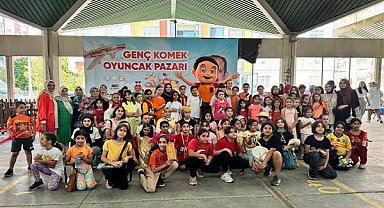 Genç KOMEK 2. El Oyuncak Pazarı ile çocuklara çevre bilinci aşılandı