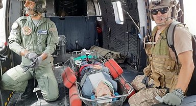 Hava Kuvvetleri Komutanlığı kafa travması geçiren 74 yaşındaki İspanyol vatandaşı kurtardı