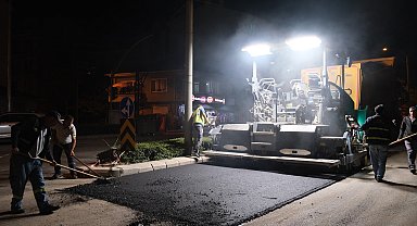 İsmet İnönü-2 Bulvarı’nda asfalt onarım ve yenileme çalışmaları iki gece daha devam edecek
