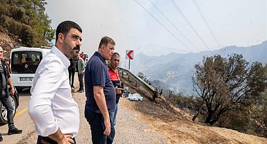 İtfaiye ekipleri Yamanlar Köyü'ne konuşlandırıldı