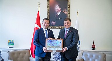 İzmir Büyükşehir Belediye Başkanı Tugay, İmamoğlu'u ağırladı