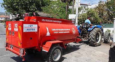 İzmir Büyükşehir Belediyesi, orman köylerine 40 tanker teslim etti