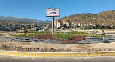 Kayseri Büyükşehir Belediyesinden kuru peyzaj uygulamaları
