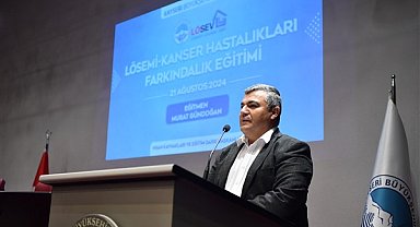 Kayseri Büyükşehir personeline Lösemi-Kanser Hastalıkları Farkındalık Eğitimi verildi