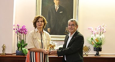 Kıbrıscık Belediye Başkanı Tekemen'den Başkan Ünlüce'ye ziyaret