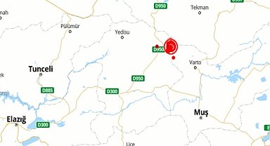 Muş'ta deprem