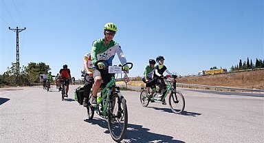 Mysia Yolları’nda engelsiz dostluklar için pedal çevirdiler