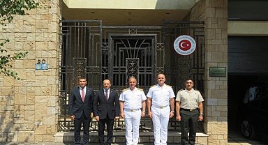 Oramiral Tatlıoğlu, Romanya Cumhurbaşkanı Iohannis ile görüştü