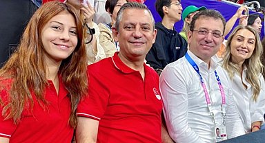 Özel ve İmamoğlu, Paris Olimpiyat Oyunları’ndaki müsabakaları takip etti