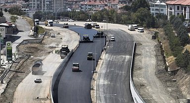 Pursaklar Alternatif Giriş-Çıkış Bulvarı ve Alt Geçidi” projesinde sona yaklaşıldı