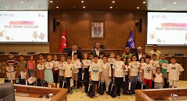 Robotik Kodlama ve Yazılım Atölyesi'nde sertifika töreni yapıldı