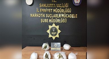 Şanlıurfa'da 14 kilo 250 gram uyuşturucu madde ele geçirildi