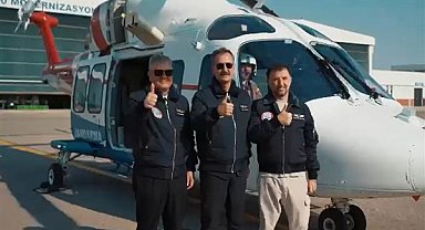 Savunma Sanayii Başkanı Görgün, GÖKBEY helikopteri ile uçuş gerçekleştirdi