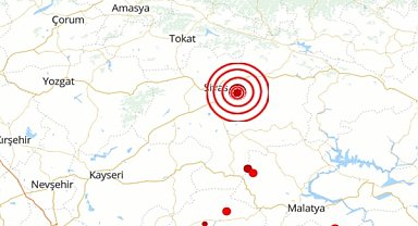 Sivas'ta deprem