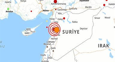 Suriye'de deprem