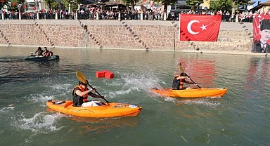 Tatlıçay’da kanolar yarıştı