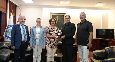 TMOK heyetinden Başkan Ünlüce'ye ziyaret
