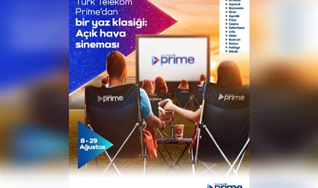 Türk Telekom Prime ile bir yaz klasiği: Açık hava sineması başlıyor