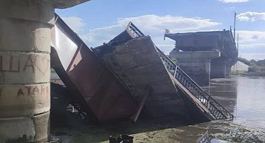 Ukrayna Rusya'nın Seym Nehri üzerindeki üç köprüyü yıktı