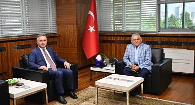 Yeni İl Milli Eğitim Müdürü Esen’den Başkan Büyükkılıç’a ziyaret