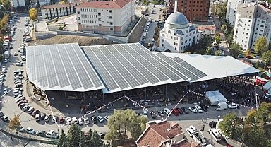 Yenimahalle pazarları elektrik üretiyor