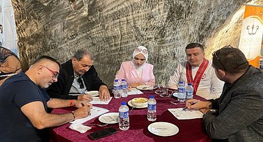 Yerin 150 metre altında lezzet yarışı başladı