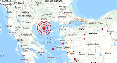 Yunanistan'da deprem
