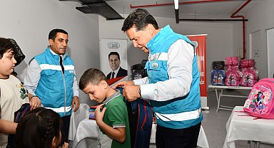 25 bin 600 çocuğa kırtasiye desteği