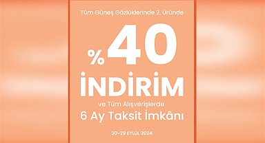 Atasun Optik’ten harika kampanya: Güneş gözlüğünün ikincisi yüzde 40 indirimli