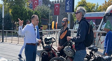 Avrupalı aktivistler paylaşımlı bisiklet sistemi Kaybis hakkında bilgi edindi